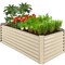 Best Choice Products 6x3x2ft Outdoor Metal Raised Garden Bed, Planter Box for Vegetables, Flowers, Herbs